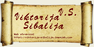 Viktorija Šibalija vizit kartica